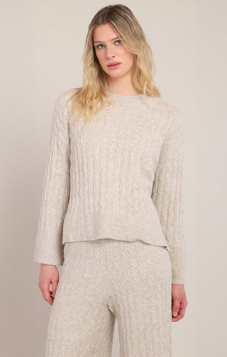 *NEW* Room 34 | Grace Cable Knit Sweater | Beige