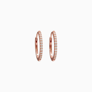 *NEW* Hillberg & Berk | Pave Hoop Earrings | Small
