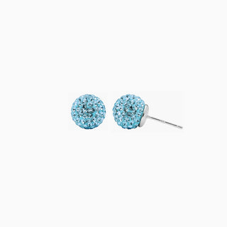 *NEW* Hillberg & Berk | Birthstone Sparkle Ball Stud Earrings | 10mm