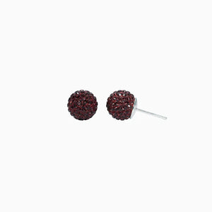 Hillberg & Berk | Sparkle Ball Stud Earrings | 8mm