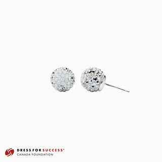 *NEW* Hillberg & Berk | Sparkle Ball Stud Earrings | 10mm
