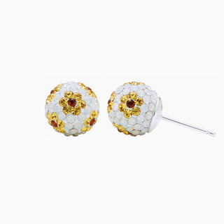 *NEW* Hillberg & Berk | Sparkle Ball Stud Earrings | 10mm